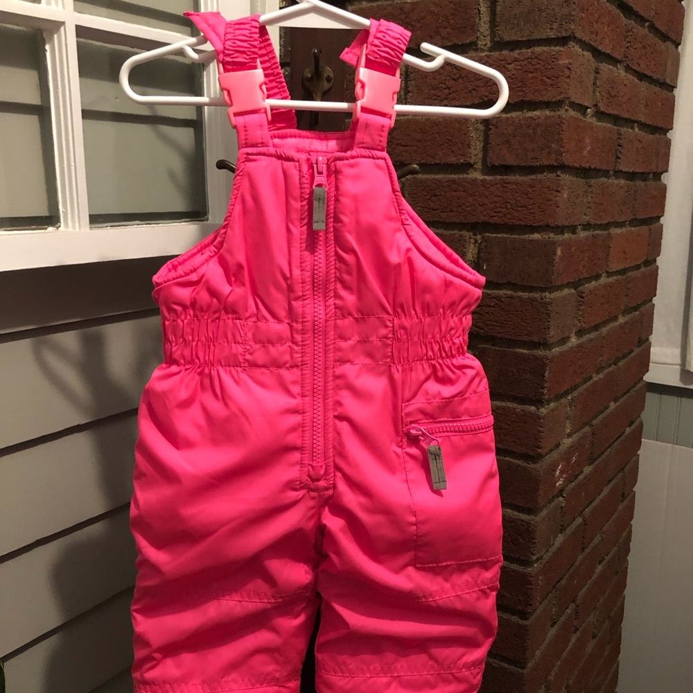 Carter’s Girls Pink Snow Pants-12 months- Like new condition